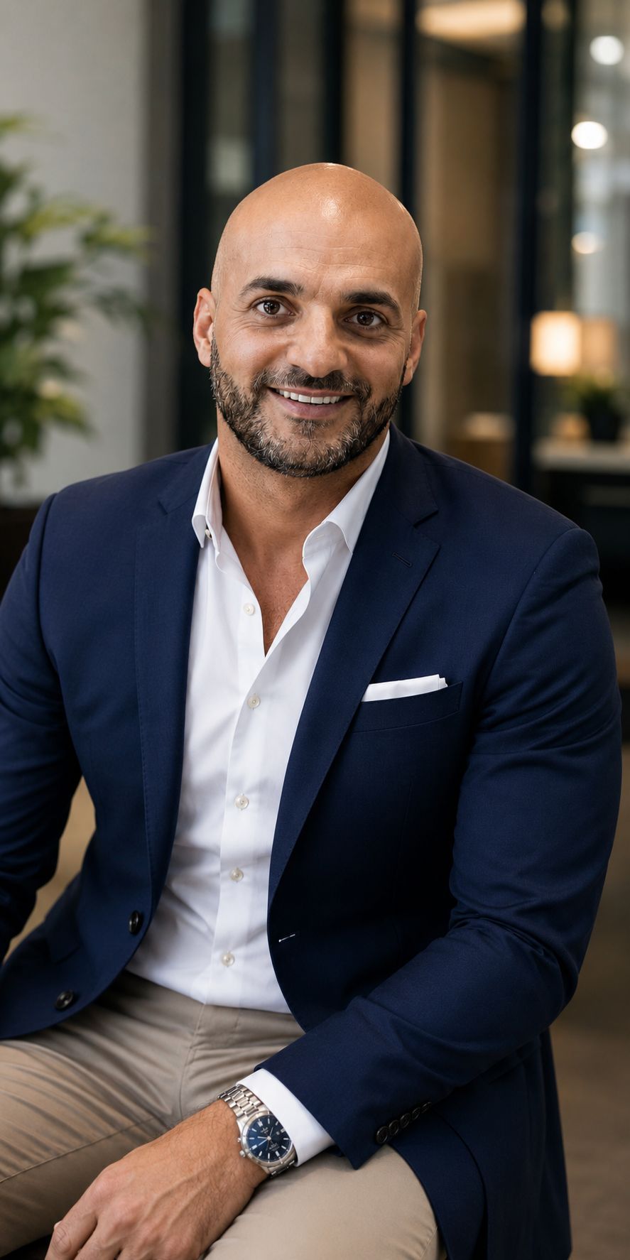 Porträtt av Elias Farah